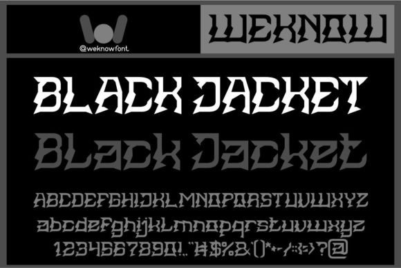 Black Jacket Font: A Bold Choice for Small Business Branding