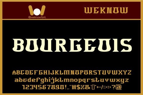 Bourgeois: A Slab Serif Display Font That Makes Your Brand Stand Out