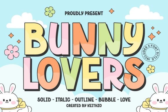Bunny Lovers: A Playful Display Typeface for Bold Branding