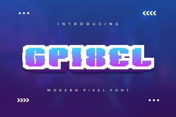 Gpixel: A Bold Display Font That Elevates Digital Design