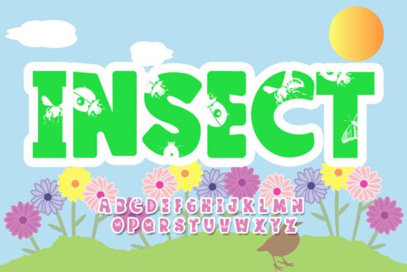 Insect Display Font: A Quirky Typeface That Brings Joy to Branding Projects