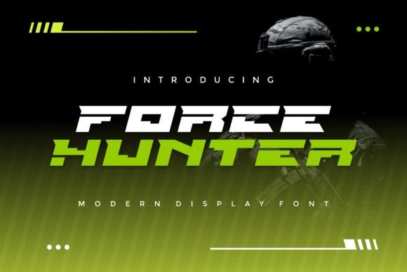 Make Your Brand Stand Out with Force Hunter Display Font