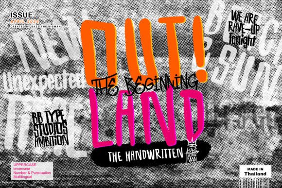 Outland Display Font: A Street Art Typeface for Web Design