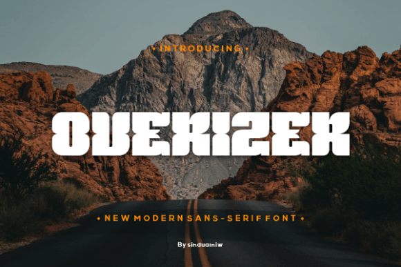 Overizer: A Display Font for Editorial Impact