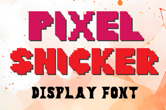 Pixel Snicker: A Display Font with Retro Charm for Editorial Design