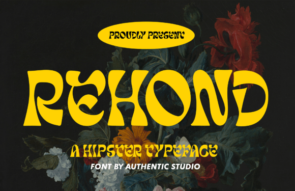 Rehond: A Bold Display Typeface for Playful Brands