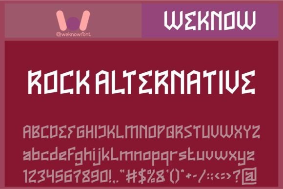 Rock Alternative: A Techno-Sci-Fi Display Font That Actually Earns Its Place in Your Toolkit