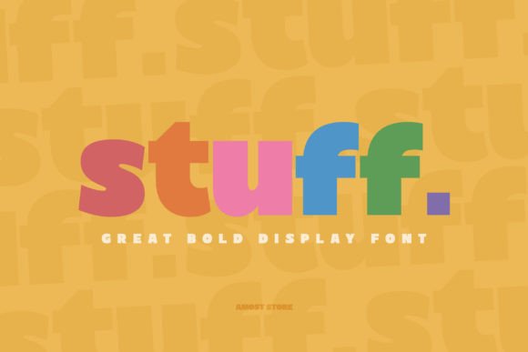 Stuff Font Review: A Designer's Take on a Bold Display Typeface
