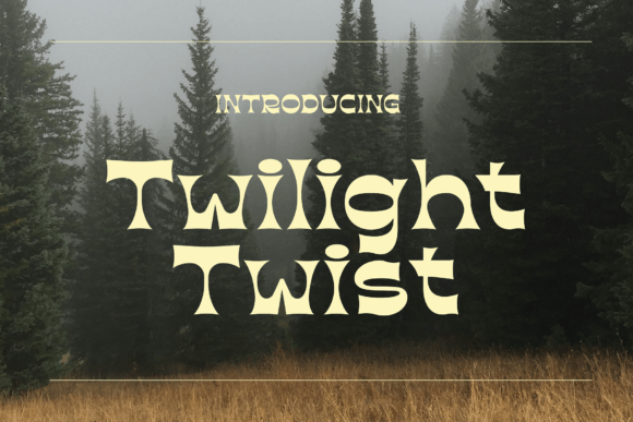 Twilight Twist: A Retro Display Font That Adds Character to Web Layouts